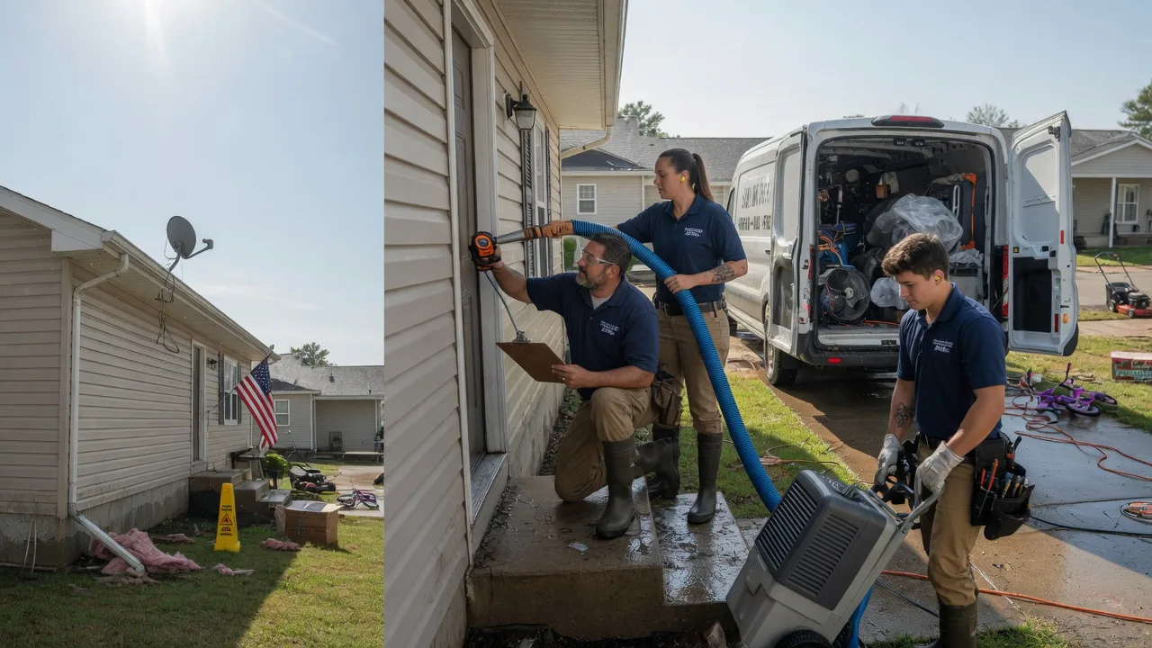 Ceiling Water Damage Restoration in Madisonville, TX near me